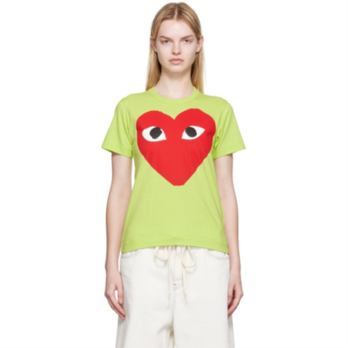 COMME des GARCONS PLAY Green Big Heart T-Shirt