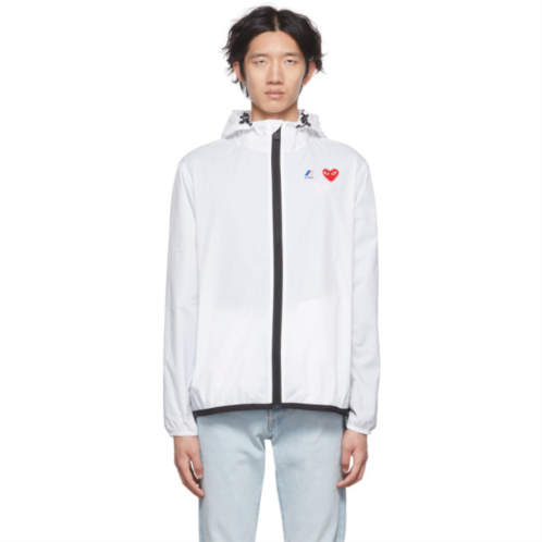 COMME des GARCONS PLAY White K-Way Edition Nylon Jacket