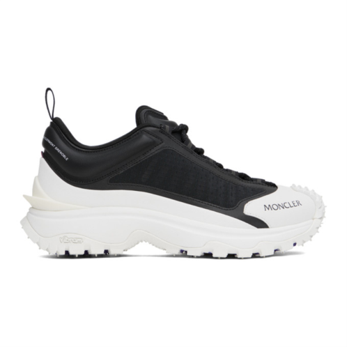 Moncler SSENSE Exclusive Black & White Trailgrip Lite Sneakers