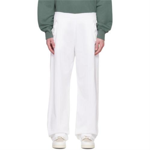 Acne Studios White Relaxed Fit Lounge Pants