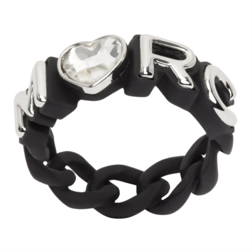 Marc Jacobs Black The Charmed Marc Chain Ring