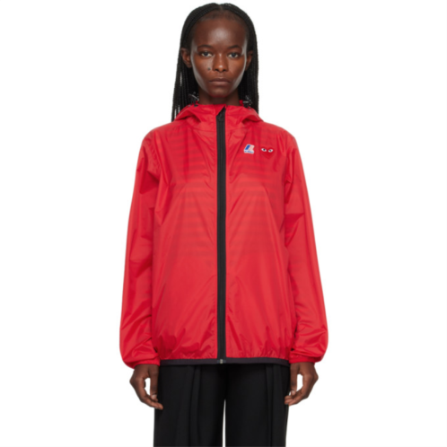 COMME des GARCONS PLAY Red K-Way Edition Rain Jacket