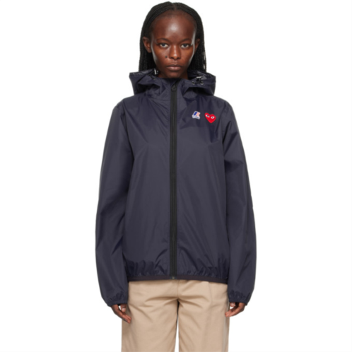 COMME des GARCONS PLAY Navy K-Way Edition Jacket