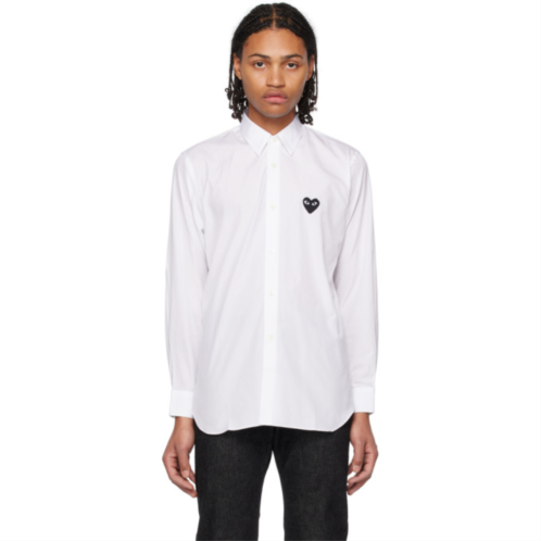 COMME des GARCONS PLAY White Heart Shirt
