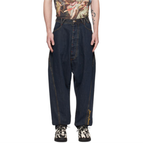 Vivienne Westwood Navy Twisted Seam Jeans