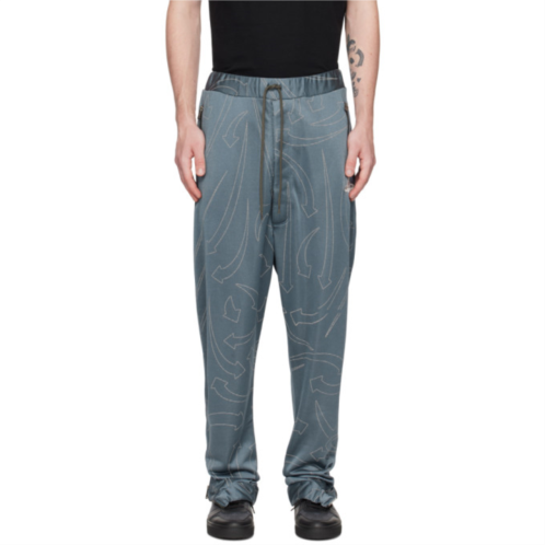 Vivienne Westwood Gray Embroidered Track Pants