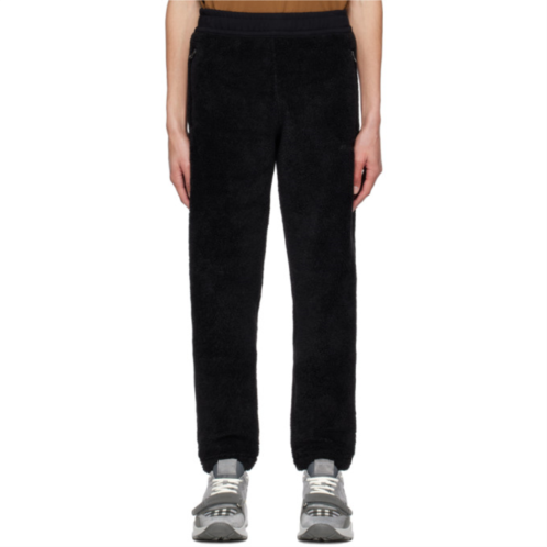 Burberry Black Embroidered Lounge Pants
