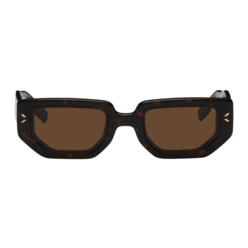 MCQ Tortoiseshell Rectangular Sunglasses