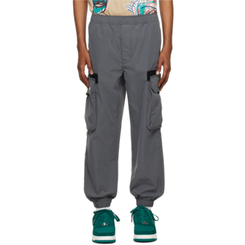 AAPE by A Bathing Ape Gray Bonded Cargo Pants