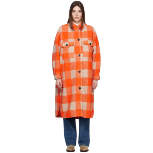 Isabel Marant Etoile Orange Fontizi Coat