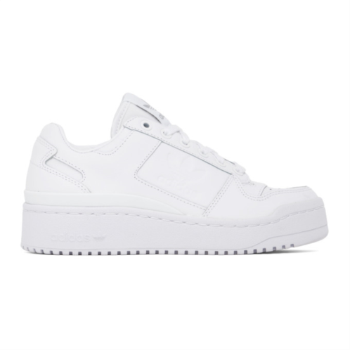 Adidas Originals White Forum Bold Sneakers