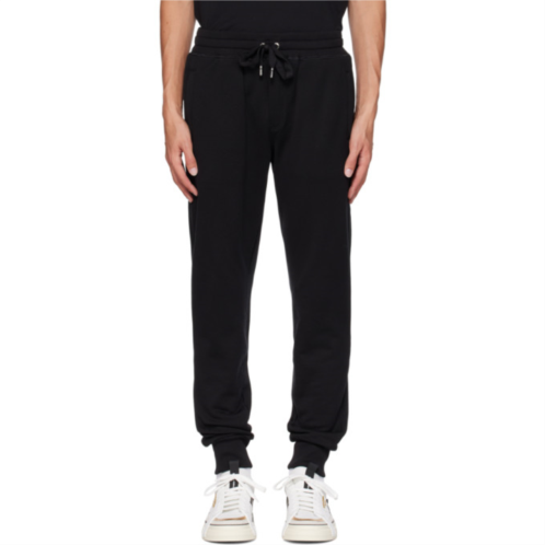Dolce&Gabbana Black Three-Pocket Sweatpants