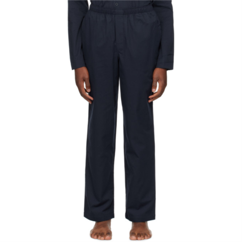 Sunspel Navy Straight-Leg Pyjama Pants