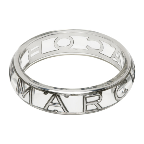 Marc Jacobs Silver The Monogram Bangle Bracelet