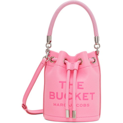 Marc Jacobs Pink The Leather Mini Bucket Bag