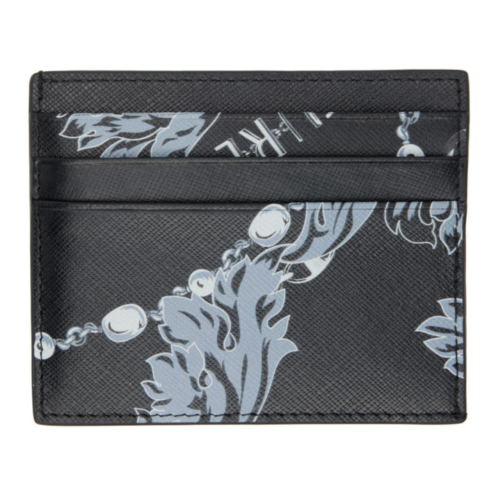 Versace Jeans Couture Black Chain Couture Card Holder