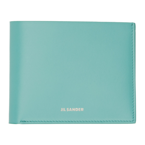 Jil Sander Blue Pocket Wallet