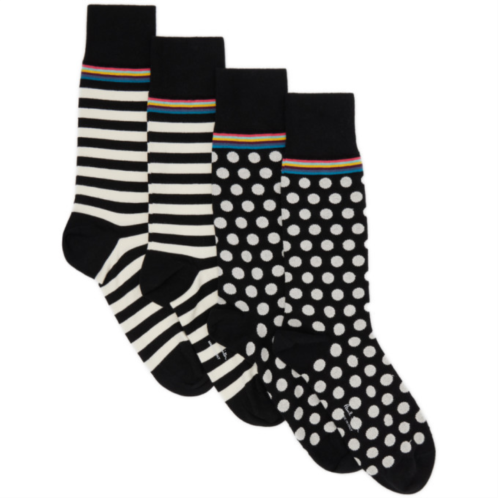 Paul Smith Two-Pack Black & White Socks