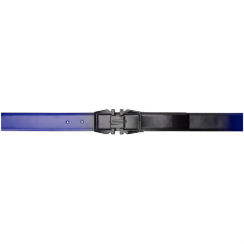 Ferragamo Reversible Blue & Black Gancini Belt