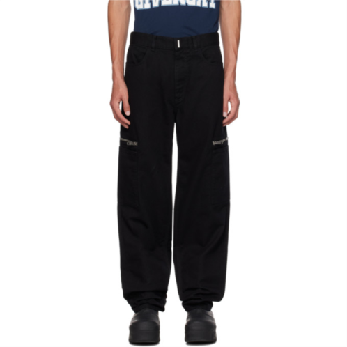 Givenchy Black Loose Fit Cargo Pants