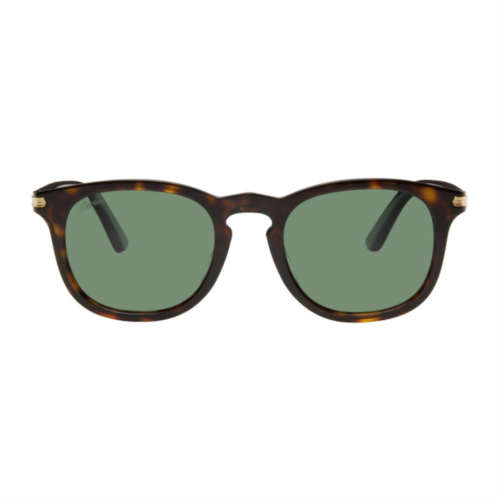 Cartier Tortoiseshell Round Sunglasses