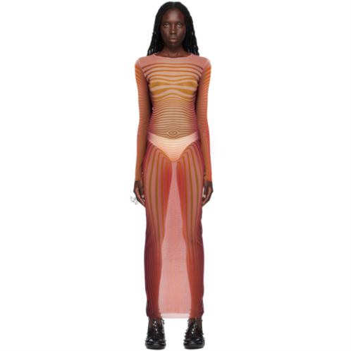 Jean Paul Gaultier Red The Body Morphing Maxi Dress