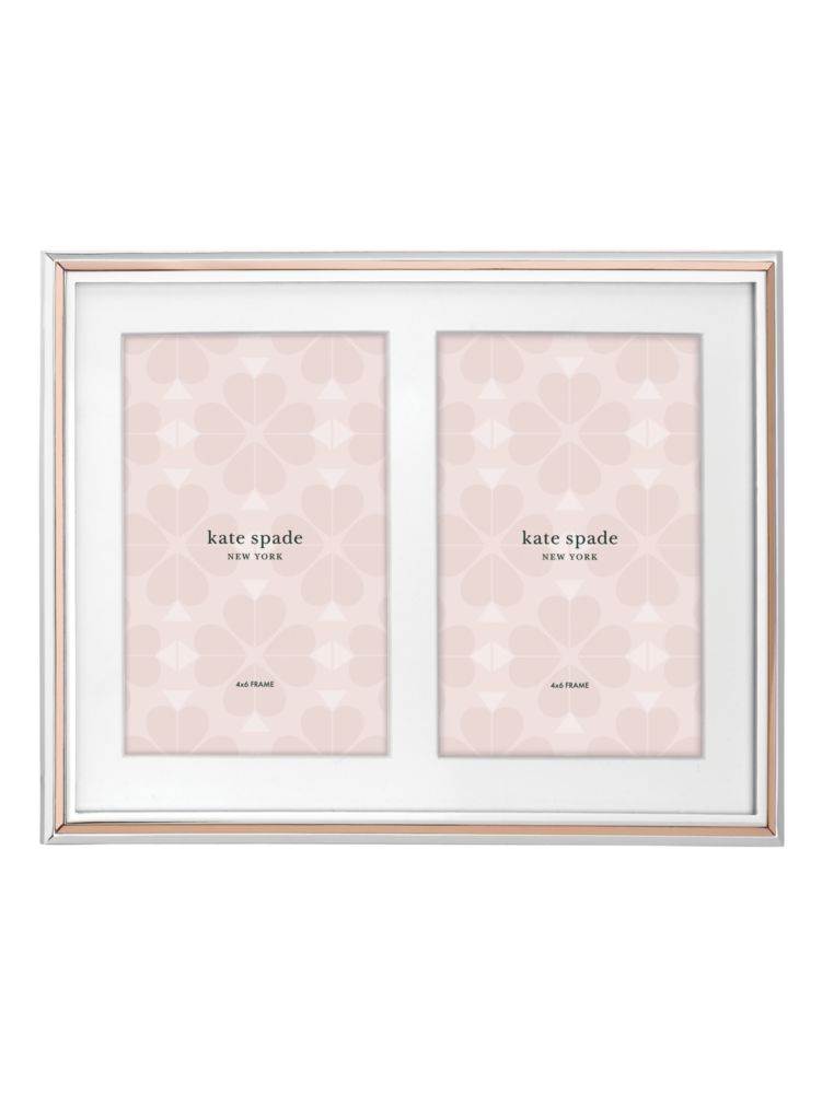 Kate spade Rosy Glow Double Invitation Frame