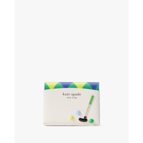 Kate spade Tee Time Leather Card Case