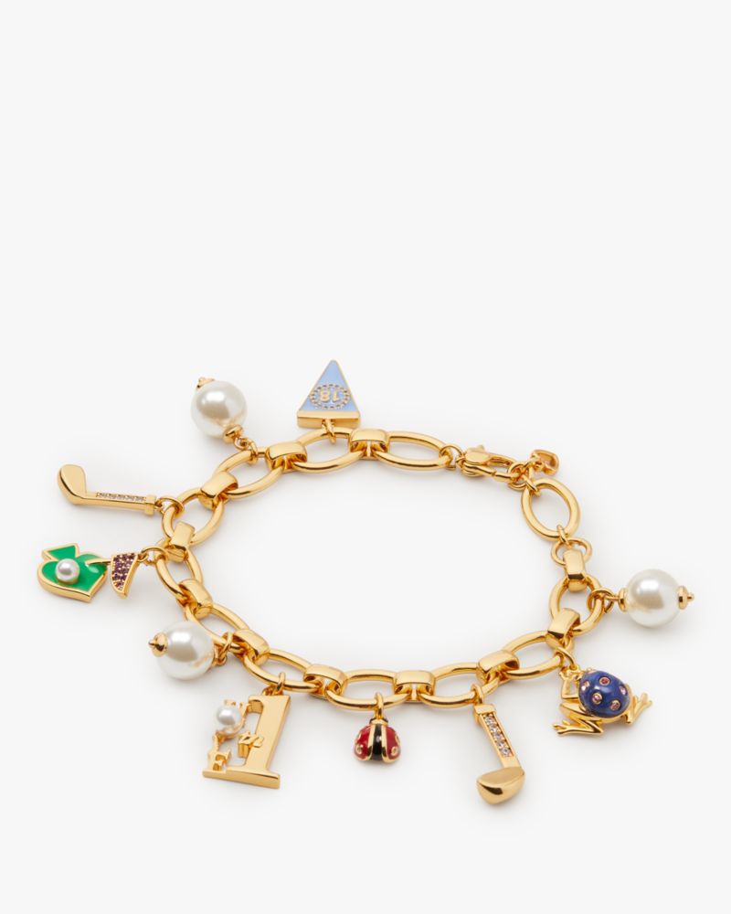 Kate spade Hole In One Statement Charm Bracelet