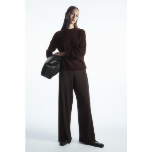 Cos PLEATED WIDE-LEG PANTS