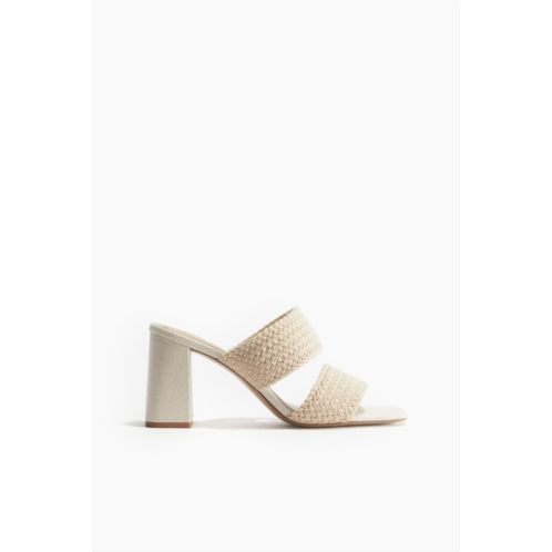 H&M Braided Sandals with Heel