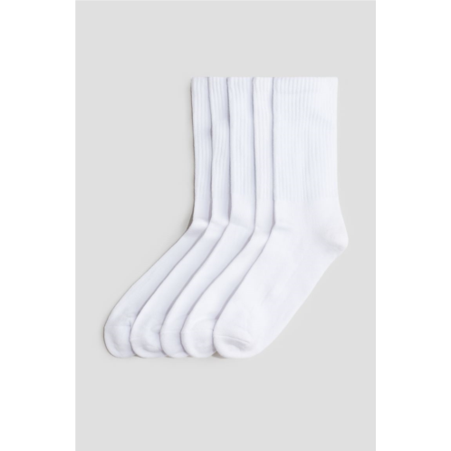 H&M 5-pack Ribbed Socks
