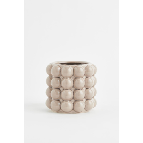 H&M Small Plant Pot with Bubbles