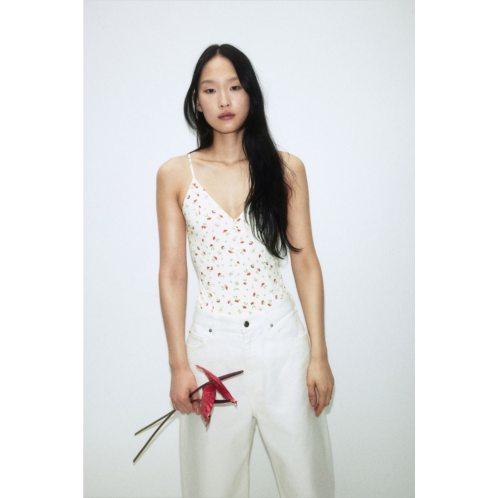 H&M Button-front Thong Bodysuit