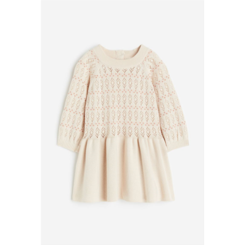 H&M Pointelle-knit Cotton Dress
