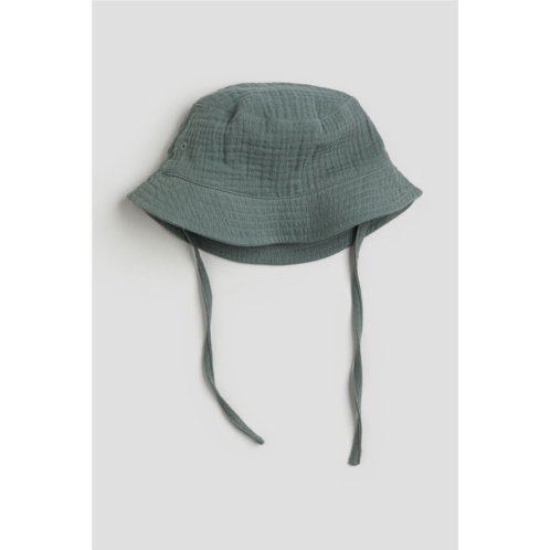 H&M Cotton Muslin Bucket Hat