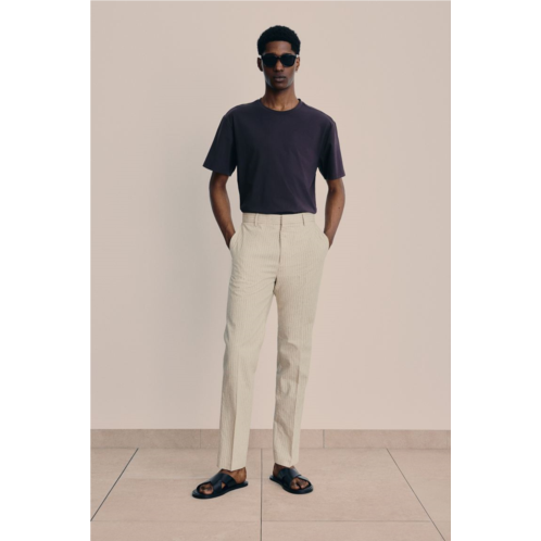 H&M Slim Fit Dressy Linen-blend Pants