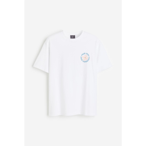 H&M Loose Fit Printed T-shirt