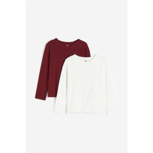H&M 2-pack Picot-trimmed Tops