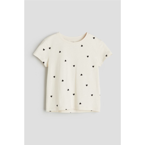 H&M Patterned Cotton Jersey T-shirt