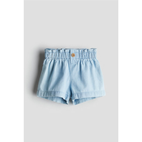 H&M Cotton Paper-bag Shorts
