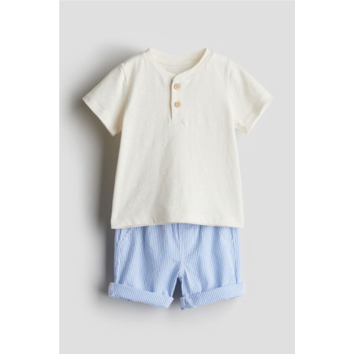 H&M 2-piece Shirt and Shorts Set