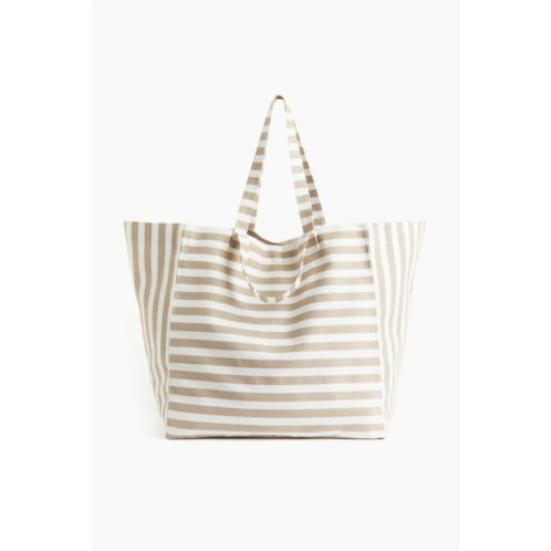 H&M Cotton Canvas Beach bag