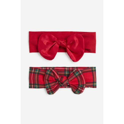H&M 2-pack Bow-detail Hairbands