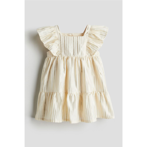 H&M Shimmery Ruffle-trimmed Dress