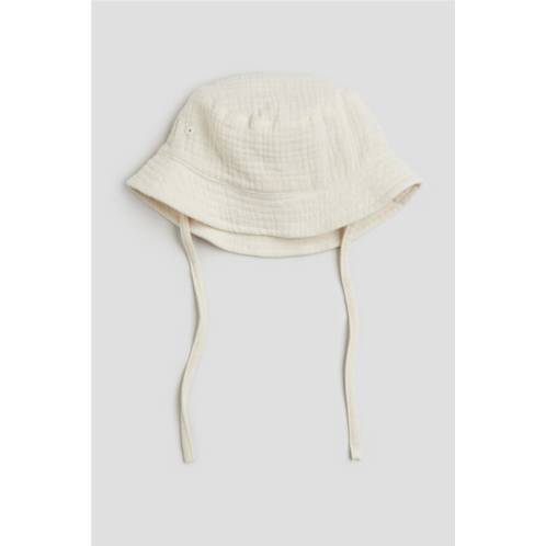 H&M Cotton Muslin Bucket Hat