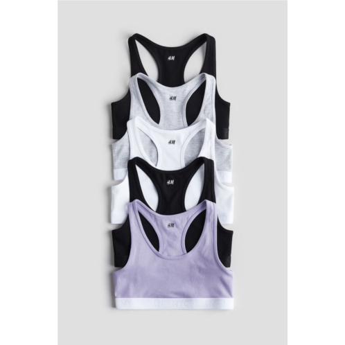 H&M 5-pack Cotton Tops