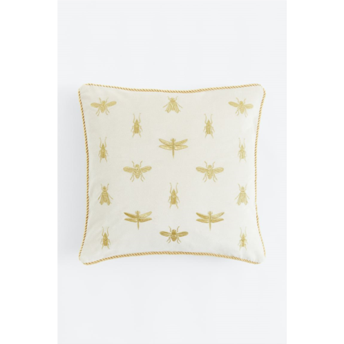 H&M Embroidered Cushion Cover