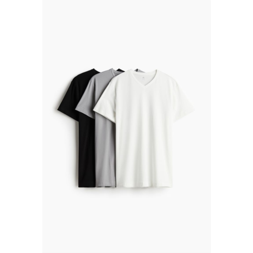 H&M 3-pack Slim Fit V-neck T-shirts