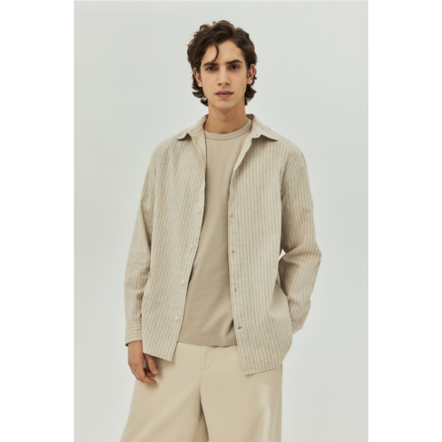 H&M Regular Fit Linen-blend Shirt